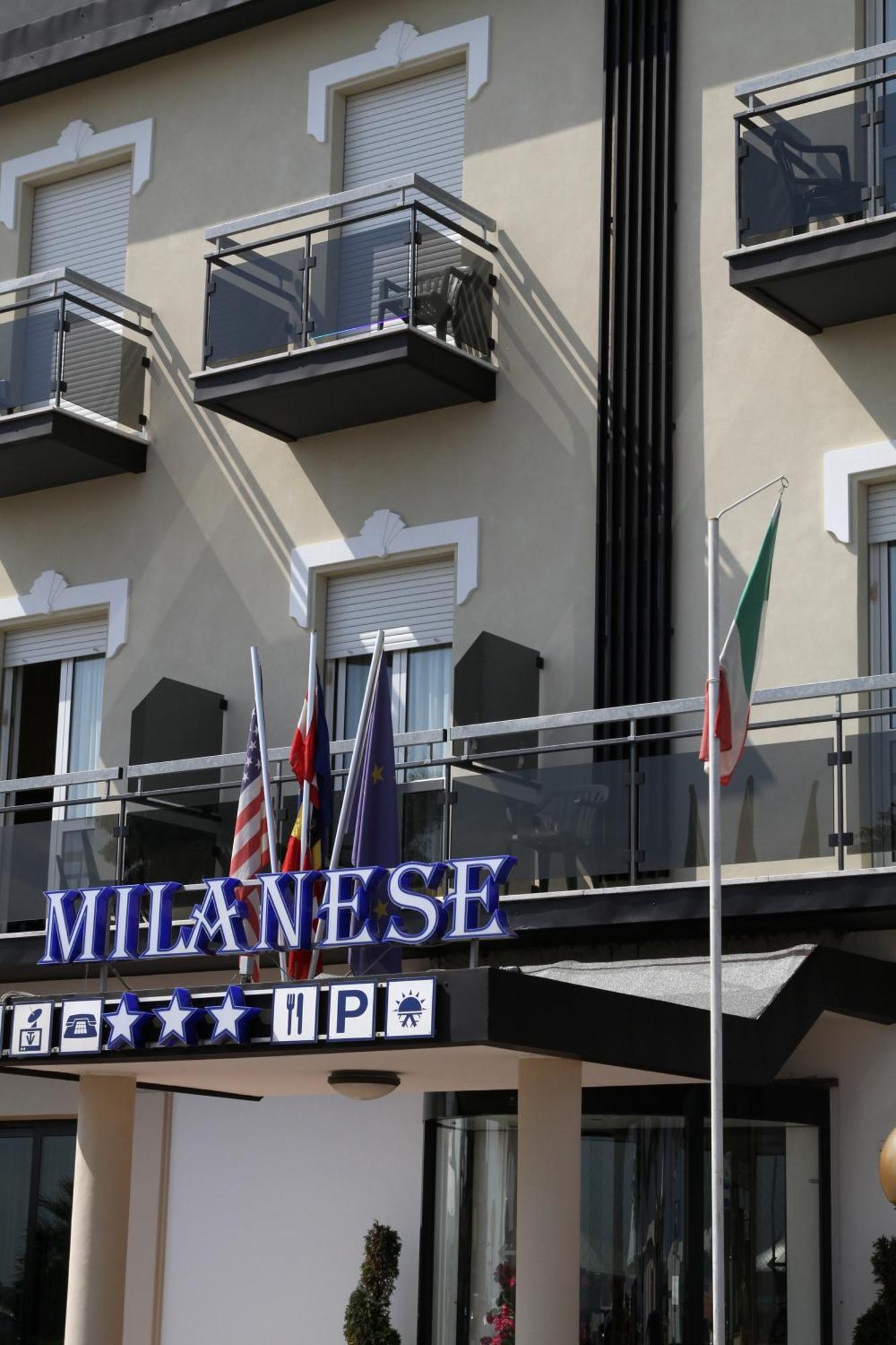 Hotel Milanese Rimini Exterior foto